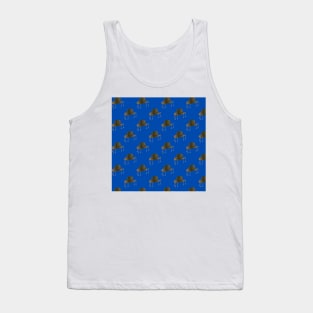 Cork Hat - Blue Tank Top